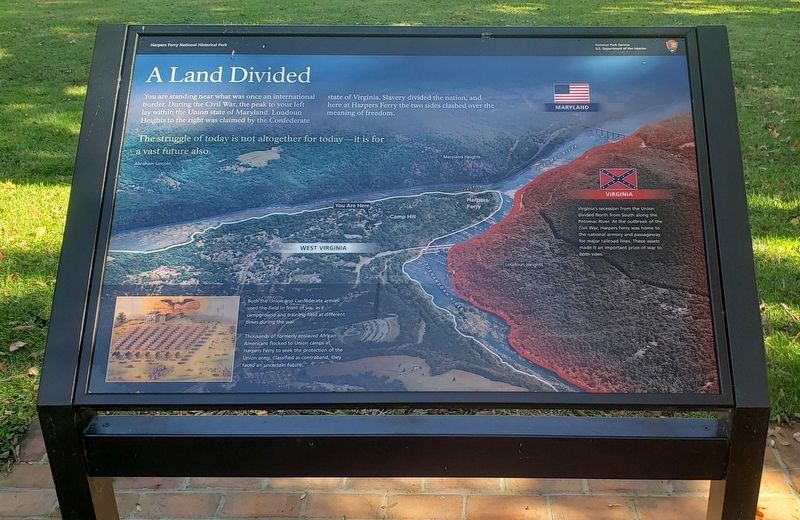 A Land Divided Marker image. Click for full size.