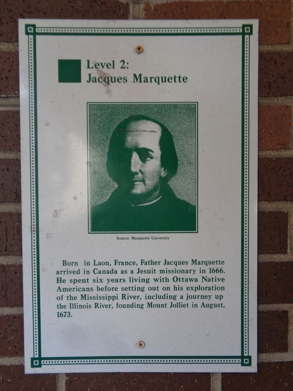 Level 2: Jacques Marquette Marker image. Click for full size.