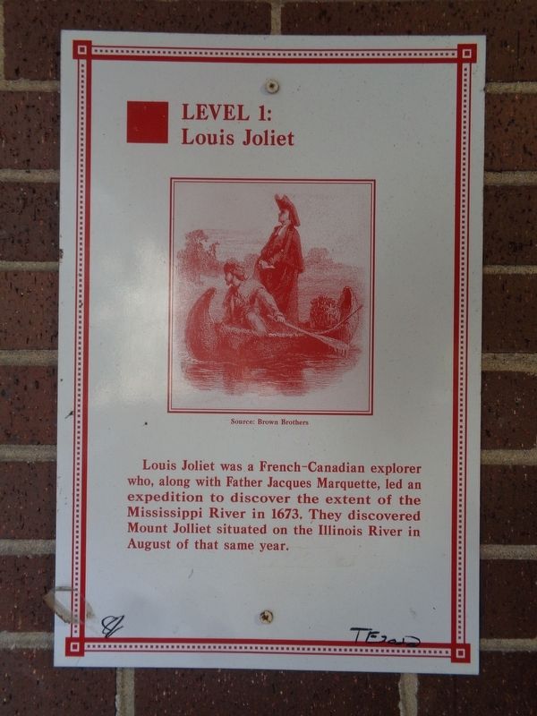 Level 1: Louis Joliet Marker image. Click for full size.