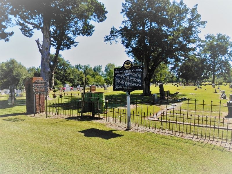 Site of Mount Carmel Marker. Click for full size. Site of Mount Carmel Marker image. Click for full size.