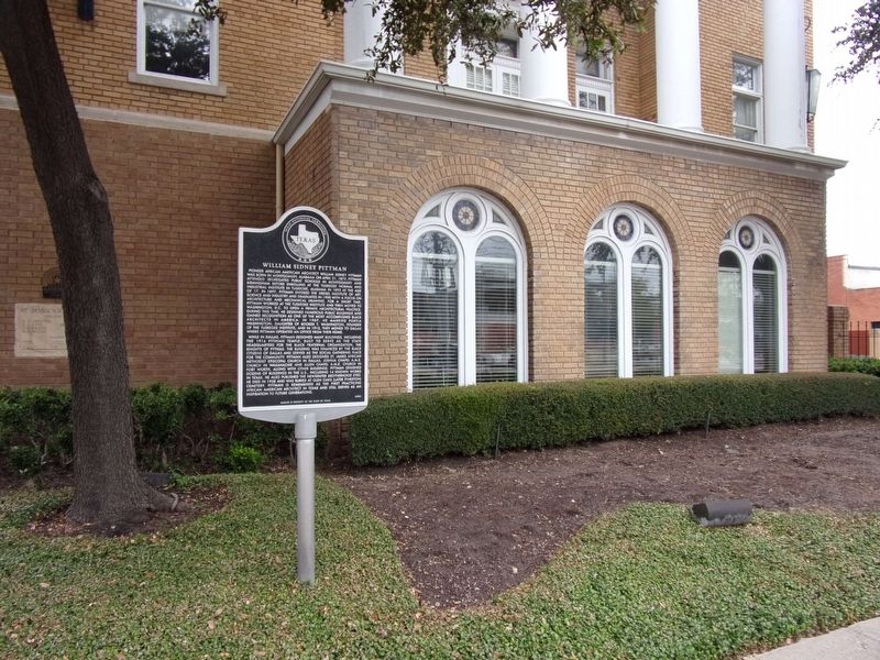 William Sidney Pittman Marker. Click for full size. William Sidney Pittman Marker image. Click for full size.