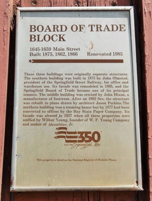Board of Trade Block Marker image. Click for full size.