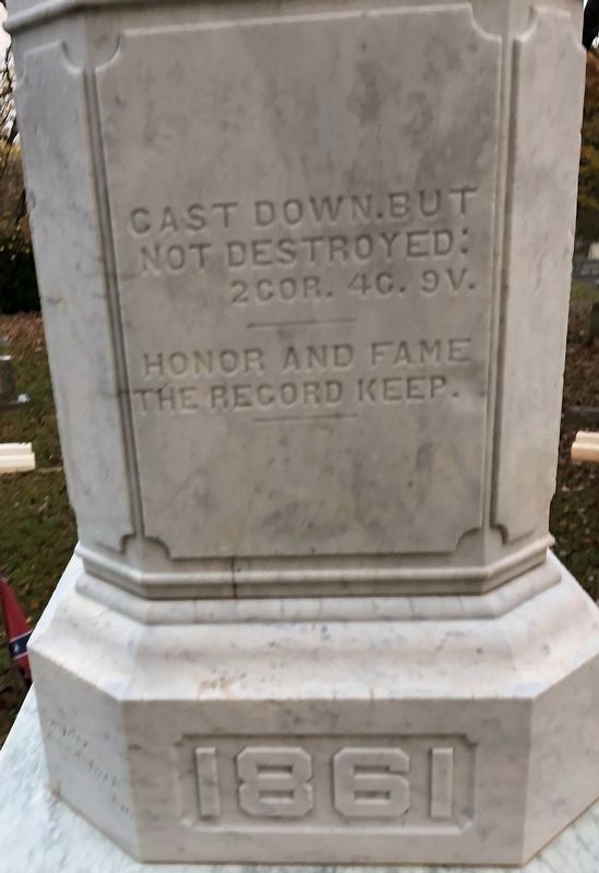 Confederate Memorial. Click for full size. Confederate Memorial image. Click for full size.