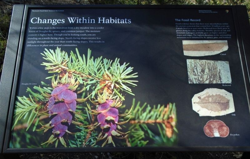 Changes Within Habitats Marker image. Click for full size.