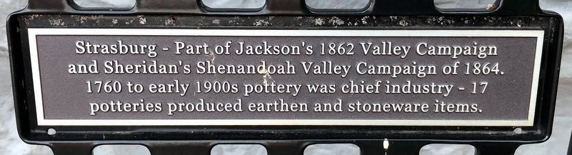 Strasburg Marker. Click for full size. Strasburg Marker image. Click for full size.