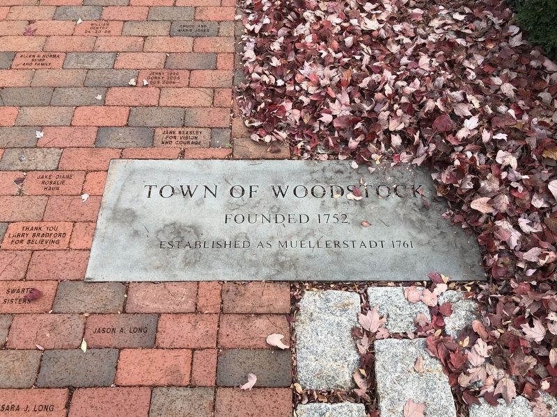 Town of Woodstock Marker image. Click for full size.