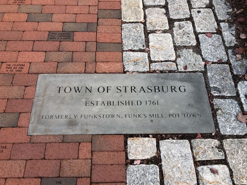Town of Strasburg Marker image. Click for full size.
