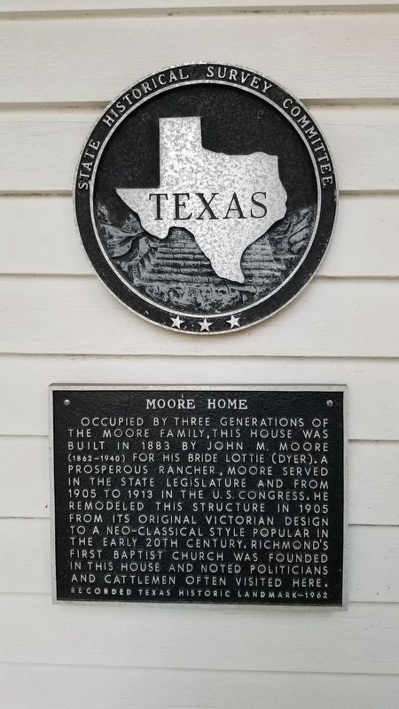 Moore Home Marker image. Click for full size.