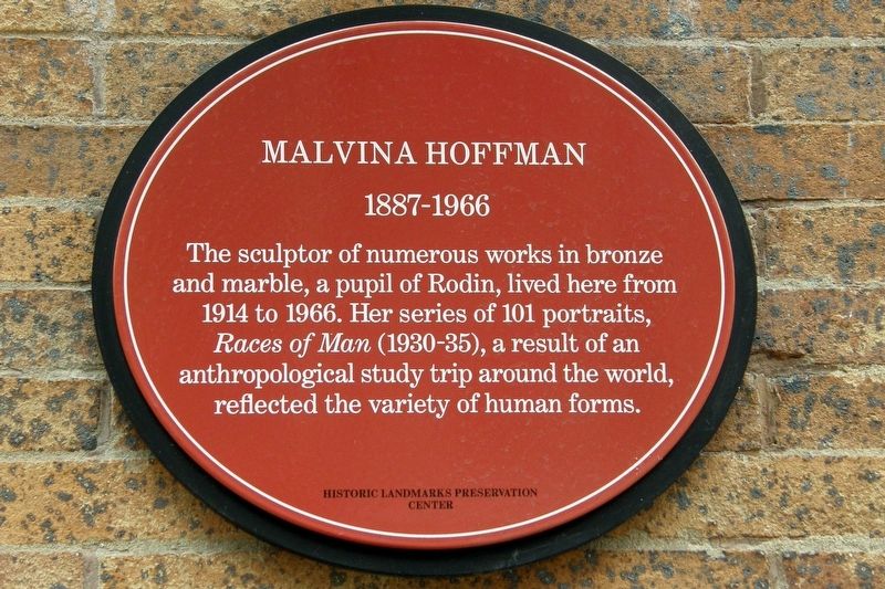 Malvina Hoffman Marker image. Click for full size.