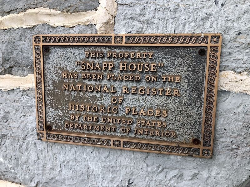 "Snapp House" Marker image. Click for full size.