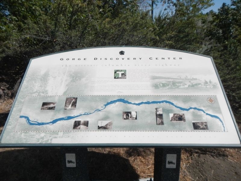 The History of the Columbia River Highway Marker image. Click for full size.