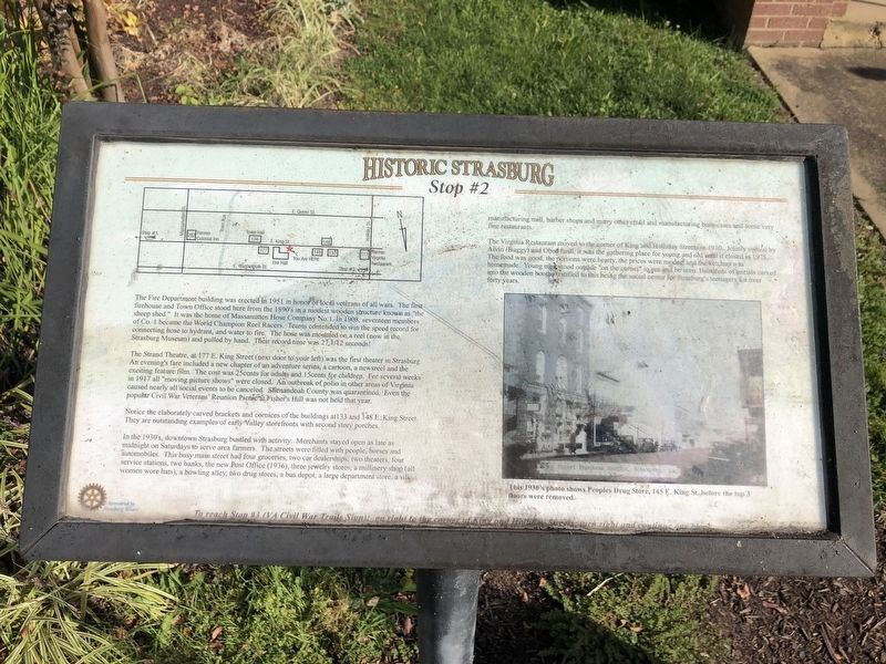 Historic Strasburg Marker image. Click for full size.