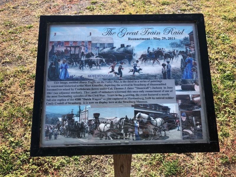 The Great Train Raid Marker. Click for full size. The Great Train Raid Marker image. Click for full size.