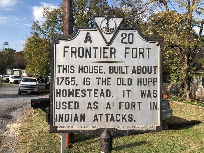 Frontier Fort Marker image. Click for full size.
