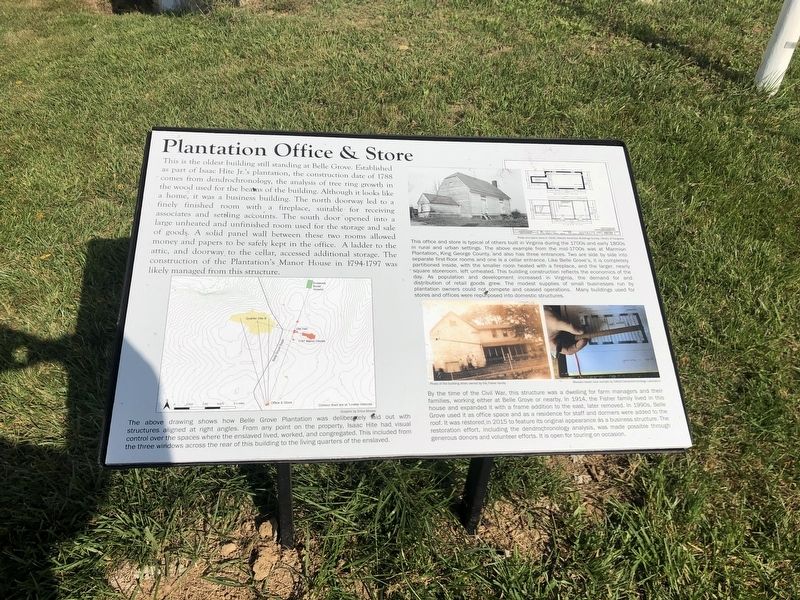 Plantation Office & Store Marker image. Click for full size.