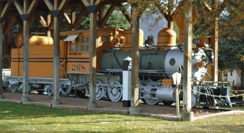 D&RGW Engine #268 (Cinderella) image. Click for full size.