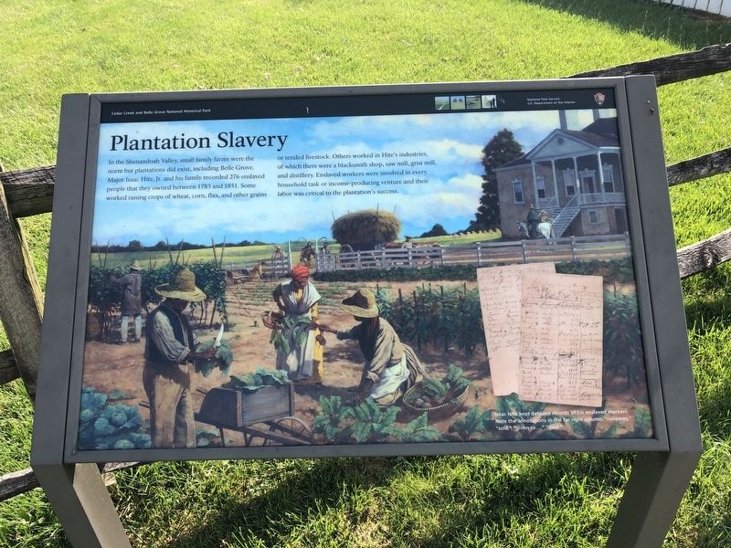 Plantation Slavery Marker image. Click for full size.