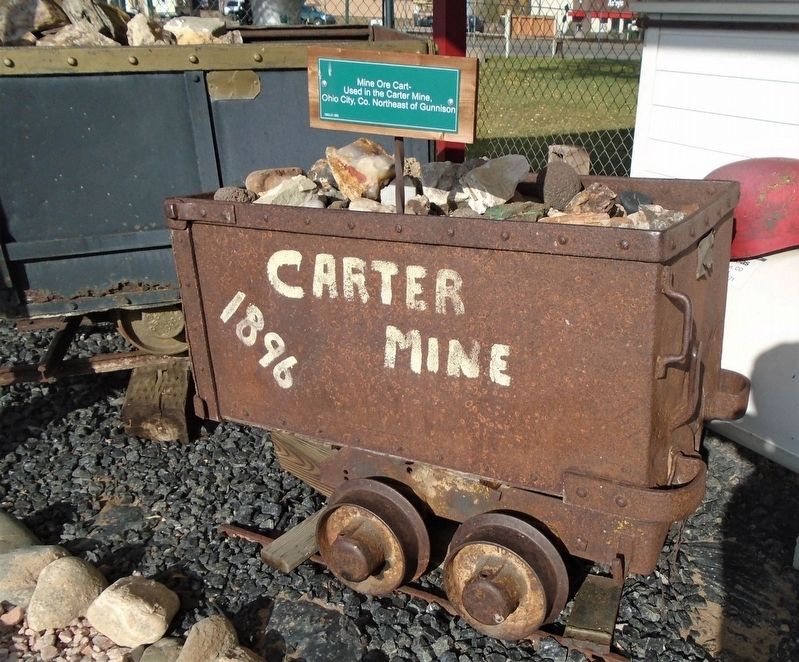 Mine Ore Cart and Marker. Click for full size. Mine Ore Cart and Marker image. Click for full size.