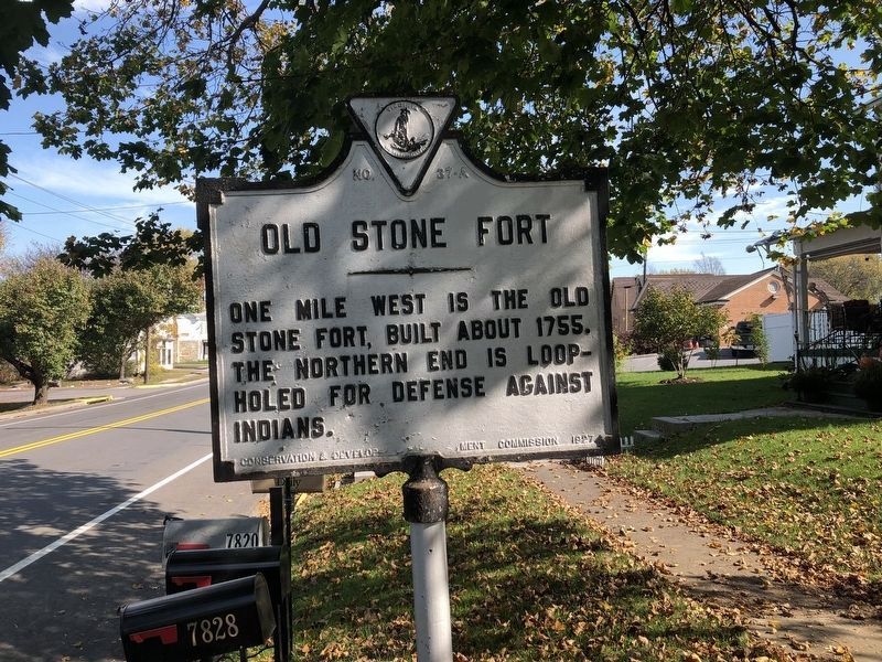 Old Stone Fort Marker image. Click for full size.