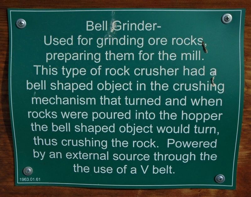 Bell Grinder Marker image. Click for full size.