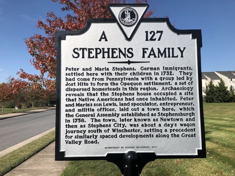 Stephens Family Marker image. Click for full size.