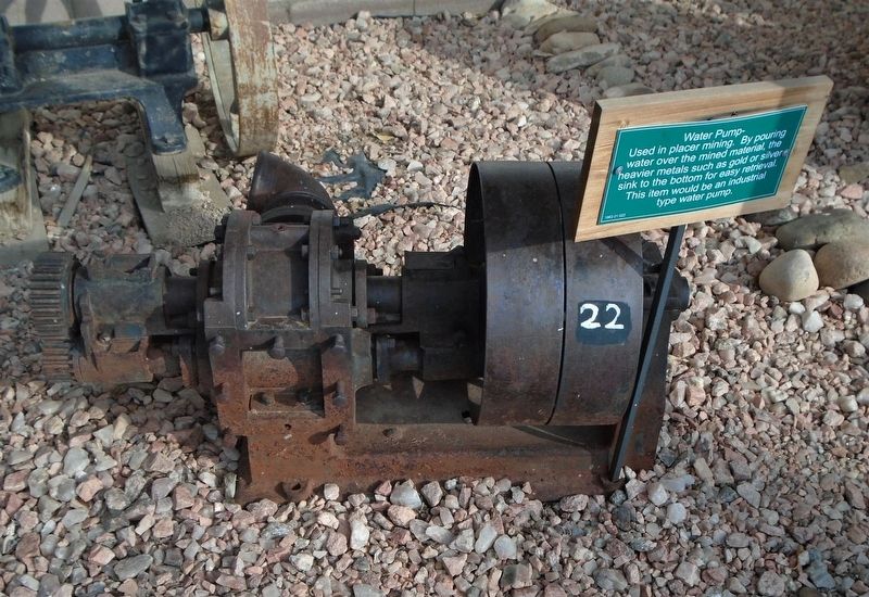 Water Pump and Marker image. Click for full size.