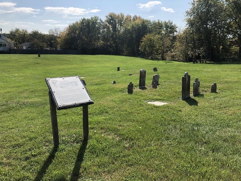 The Old Graveyard Marker. Click for full size. The Old Graveyard Marker image. Click for full size.