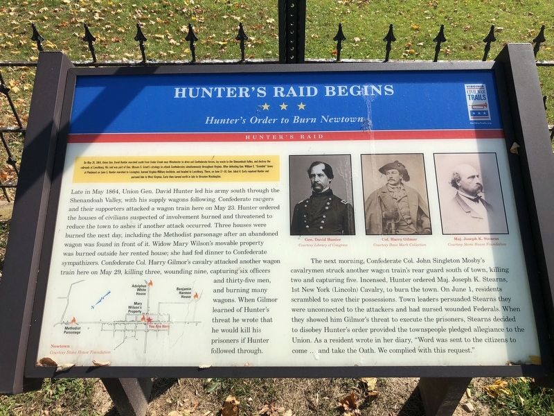 Hunter's Raid Begins Marker. Click for full size. Hunter's Raid Begins Marker image. Click for full size.
