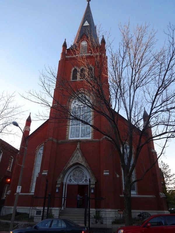 Trinity Lutheran Church and School Marker. Click for full size. Trinity Lutheran Church and School Marker image. Click for full size.
