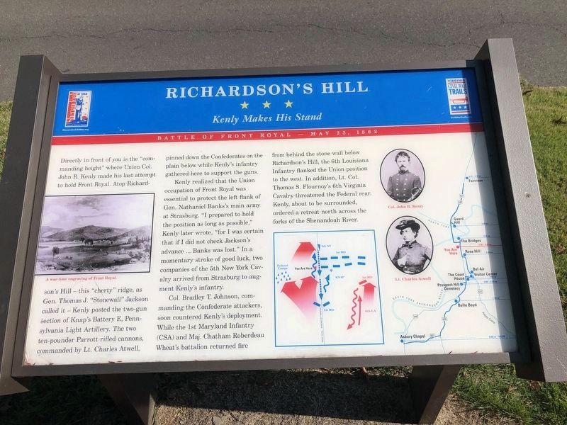 Richardsons Hill Marker image. Click for full size.