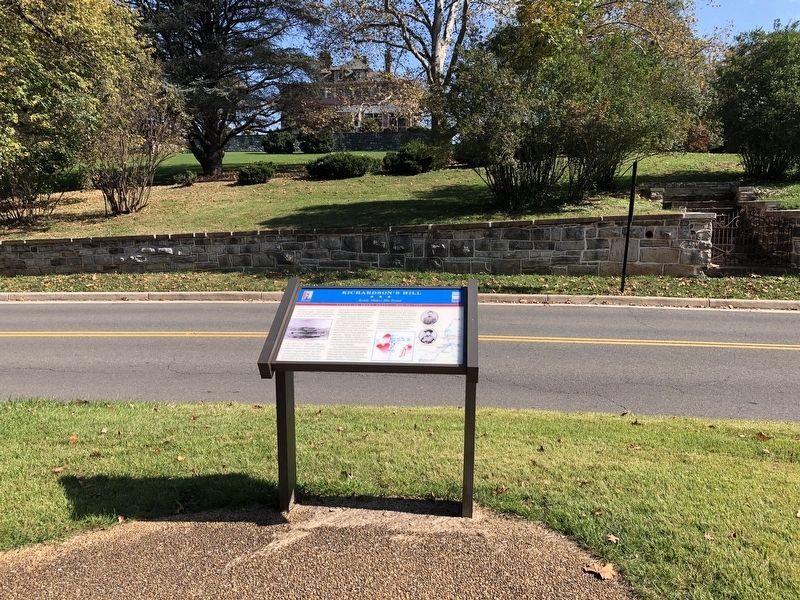 Richardson’s Hill Marker. Click for full size. Richardson’s Hill Marker image. Click for full size.