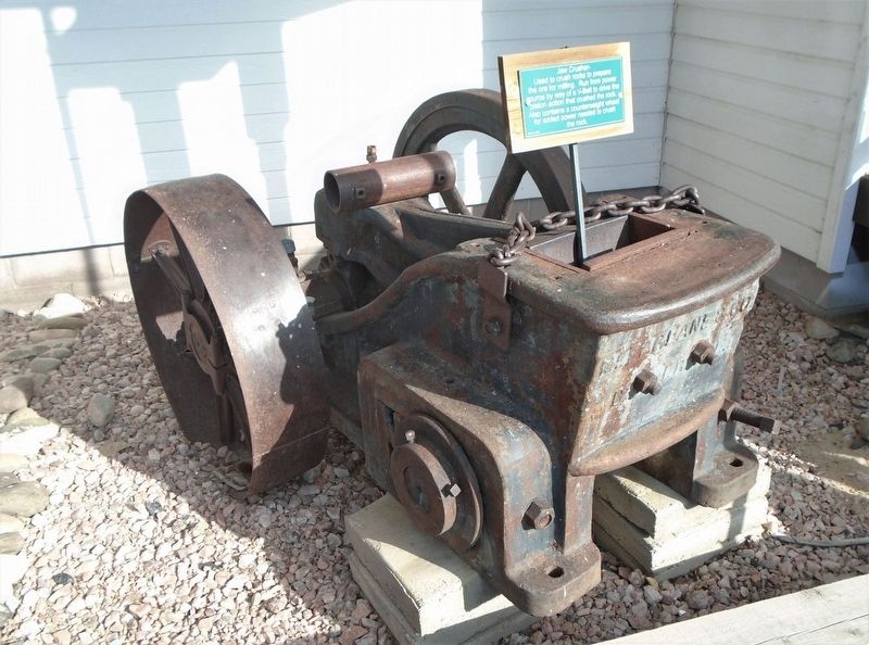 Jaw Crusher and Marker image. Click for full size.
