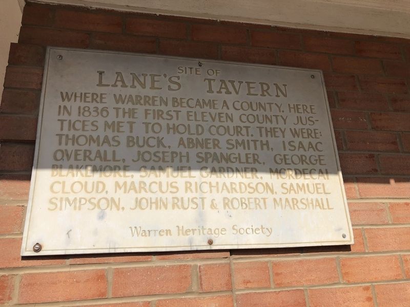 Site of Lane's Tavern Marker. Click for full size. Site of Lane's Tavern Marker image. Click for full size.