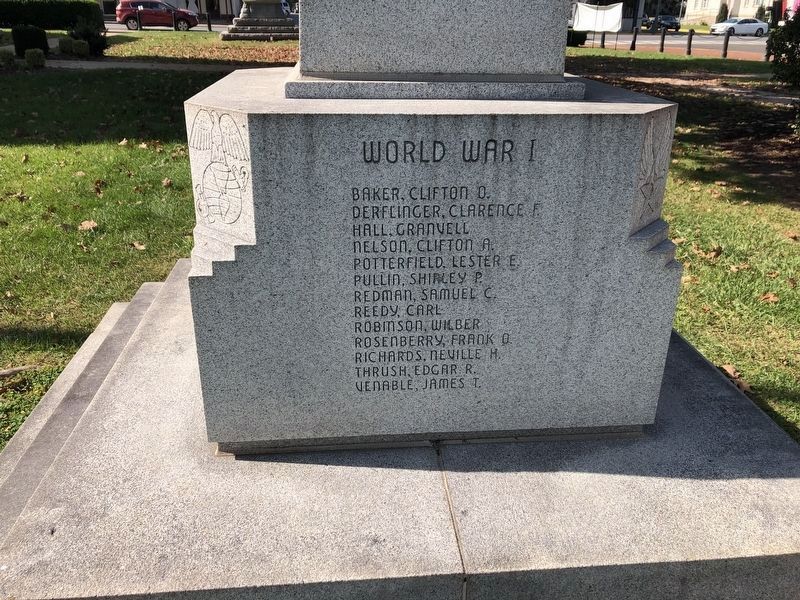 Warren County World War I & II Memorial image. Click for full size.