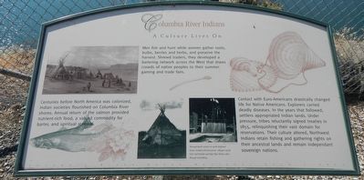 Columbia River Indians Marker image. Click for full size.