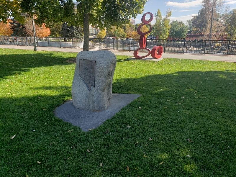 The Humboldt Trail Marker. Click for full size. The Humboldt Trail Marker image. Click for full size.