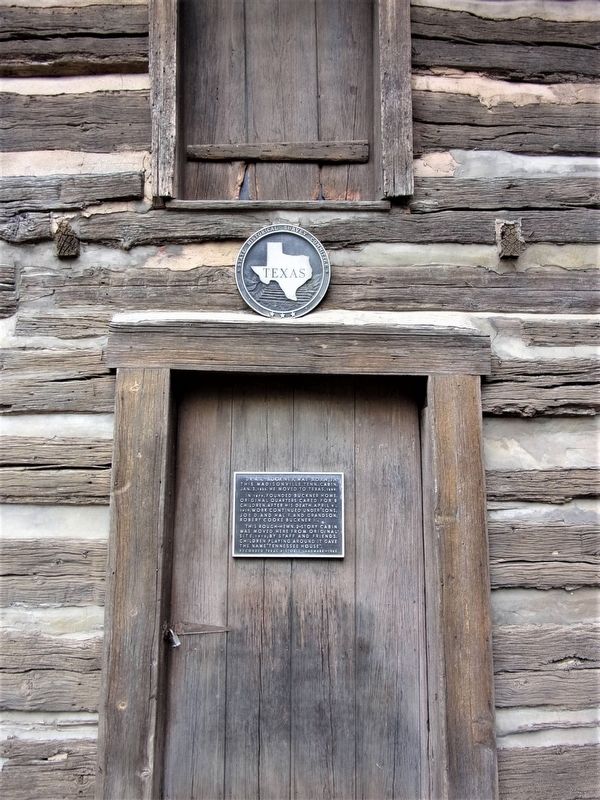 Buckner Log Cabin Marker. Click for full size. Buckner Log Cabin Marker image. Click for full size.