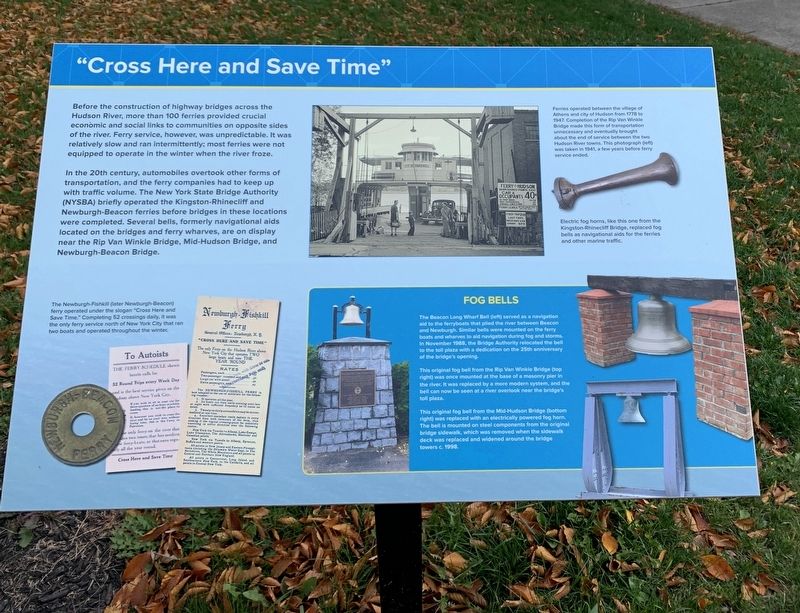 Cross Here and Save Time Marker image. Click for full size.