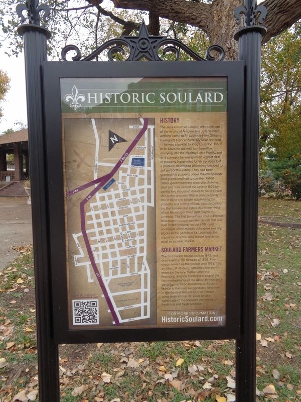 Historic Soulard Marker image. Click for full size.