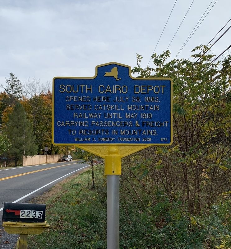 South Cairo Depot Marker image. Click for full size.