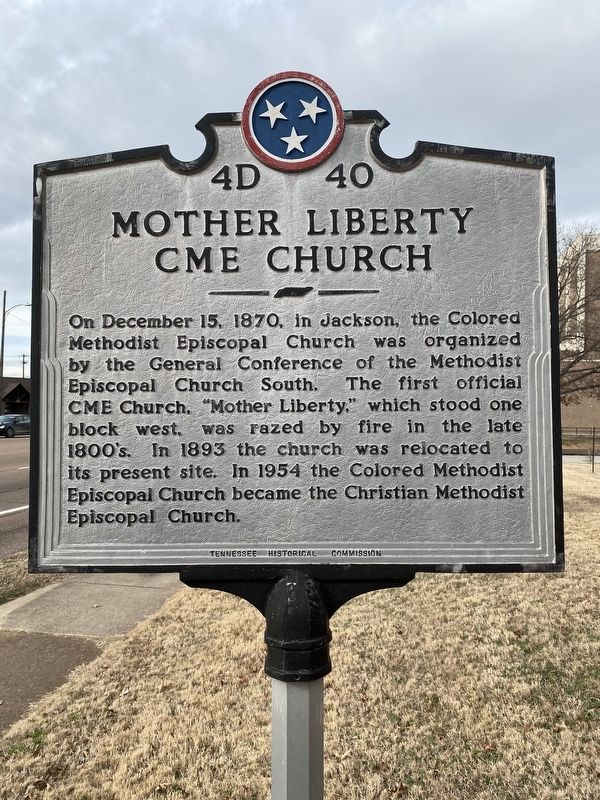 Mother Liberty CME Church Marker image. Click for full size.