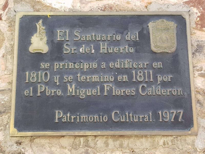 The Sanctuary of the Señor del Huerto Marker image. Click for full size.