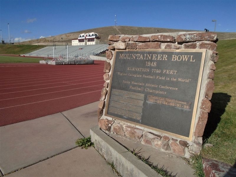 Mountaineer Bowl Marker image. Click for full size.