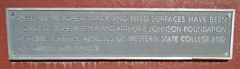 Mountaineer Bowl Track Marker image. Click for full size.
