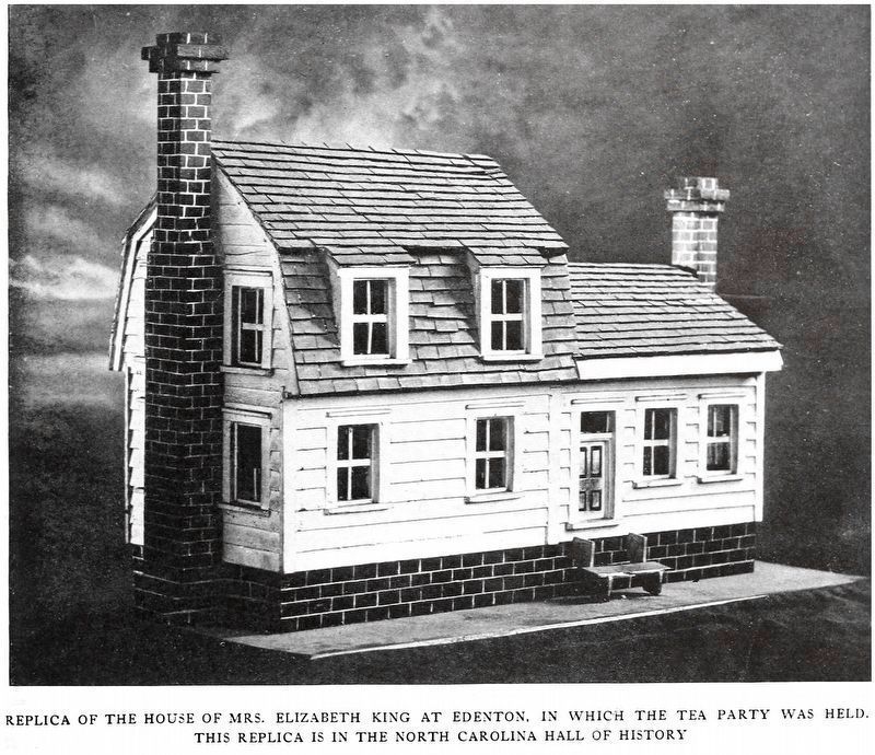 Residence of Mrs. Elizabeth King<br>In Which the Tea Party was Held. Click for full size. Residence of Mrs. Elizabeth King<br>In Which the Tea Party was Held image. Click for full size.