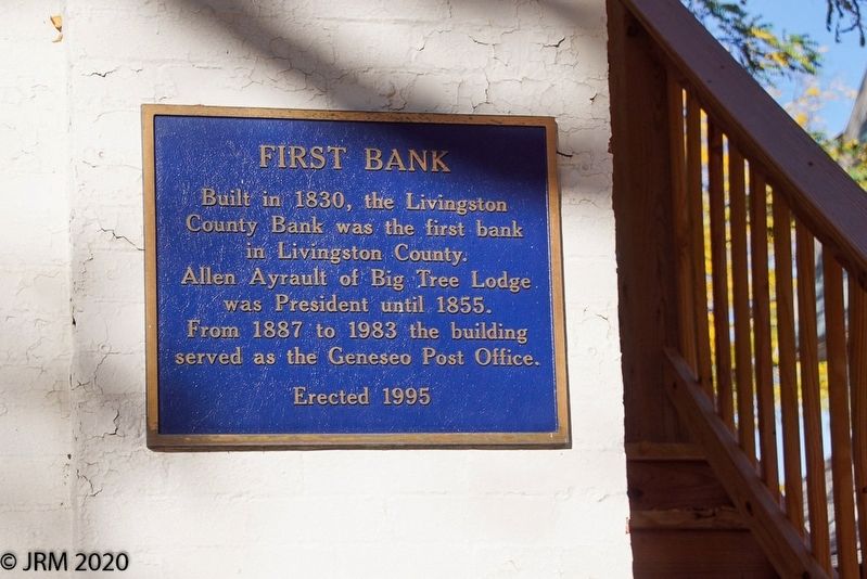 First Bank Marker image. Click for full size.