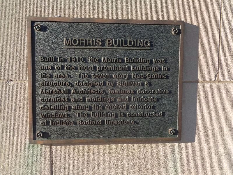 Morris Building Marker image. Click for full size.