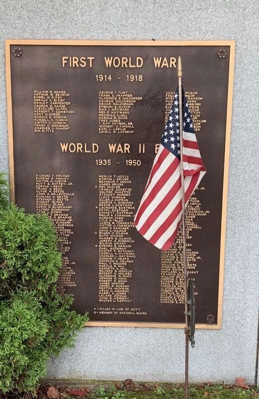 Far Left Plaque image. Click for full size.