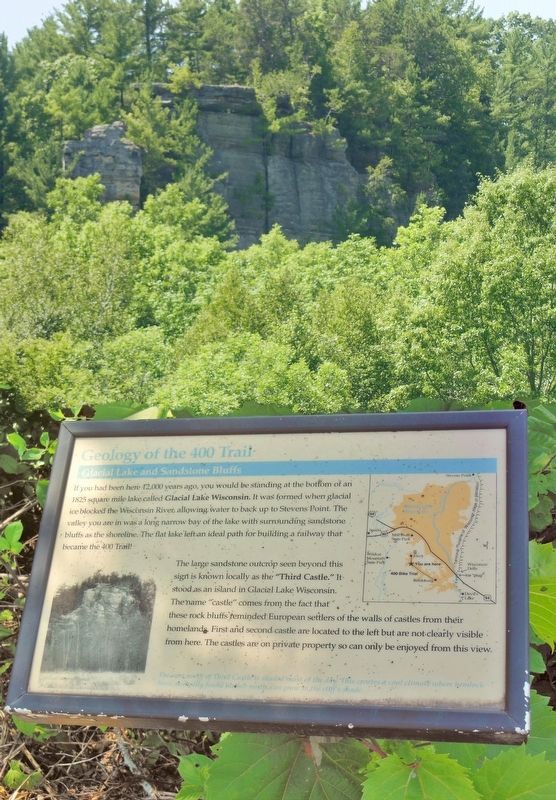 Geology of the 400 Trail Marker image. Click for full size.