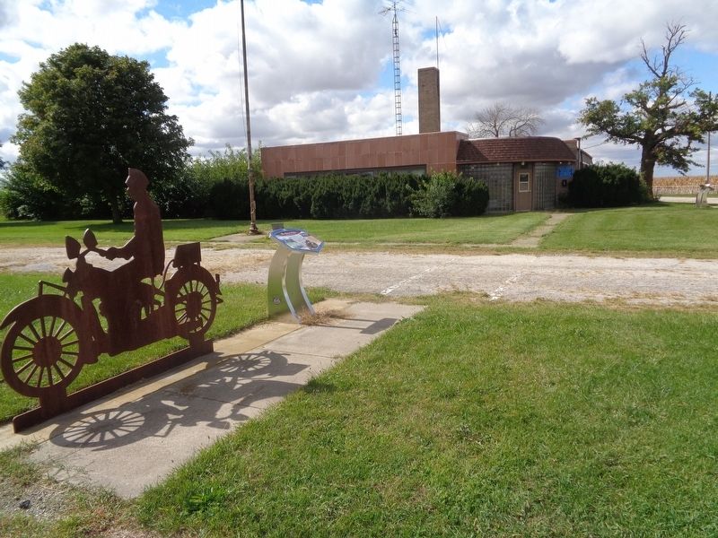 The Motor Police Marker. Click for full size. The Motor Police Marker image. Click for full size.